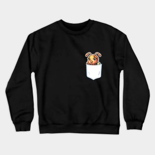 Kawaii Ant in Pocket Crewneck Sweatshirt